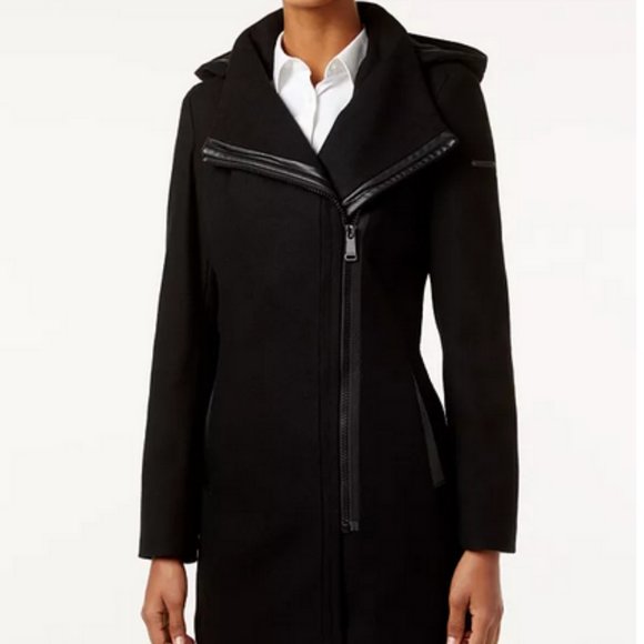 Calvin Klein Wool Coat - Picture 1 of 8